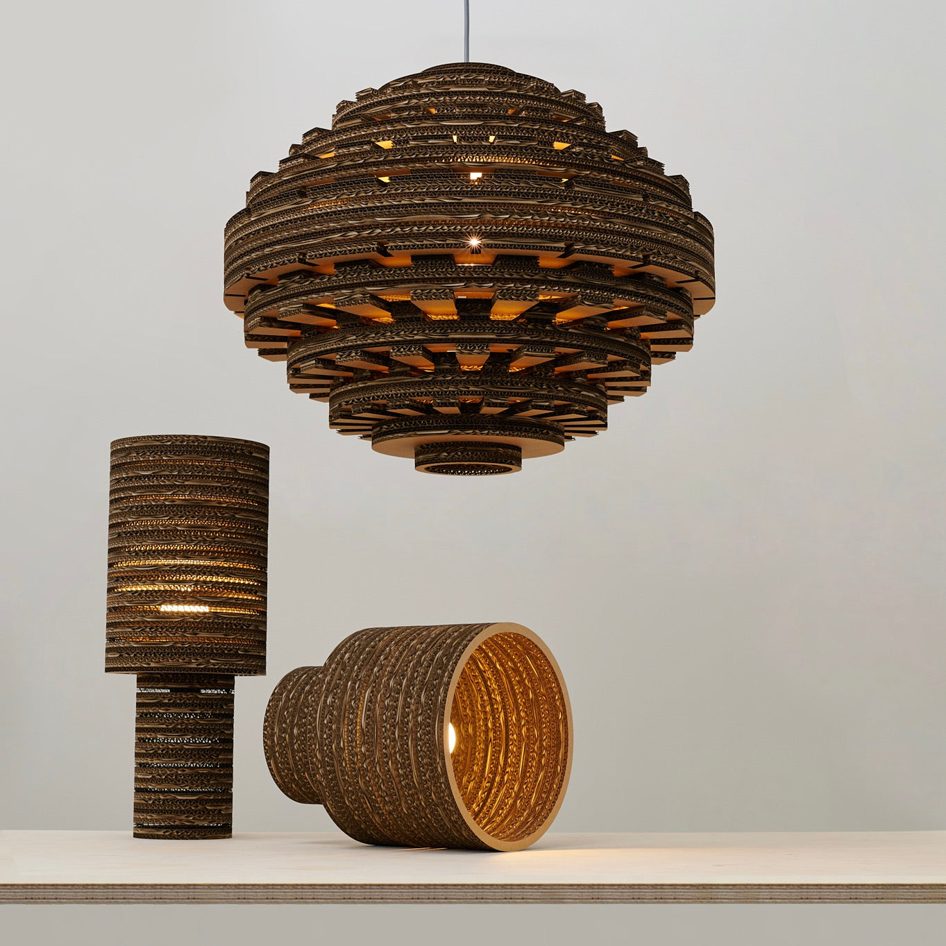 Carton Chandelier
